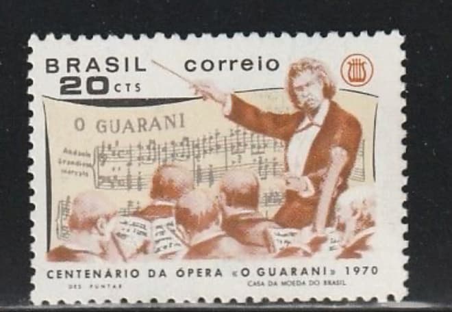 Brazil O Gurani stamp